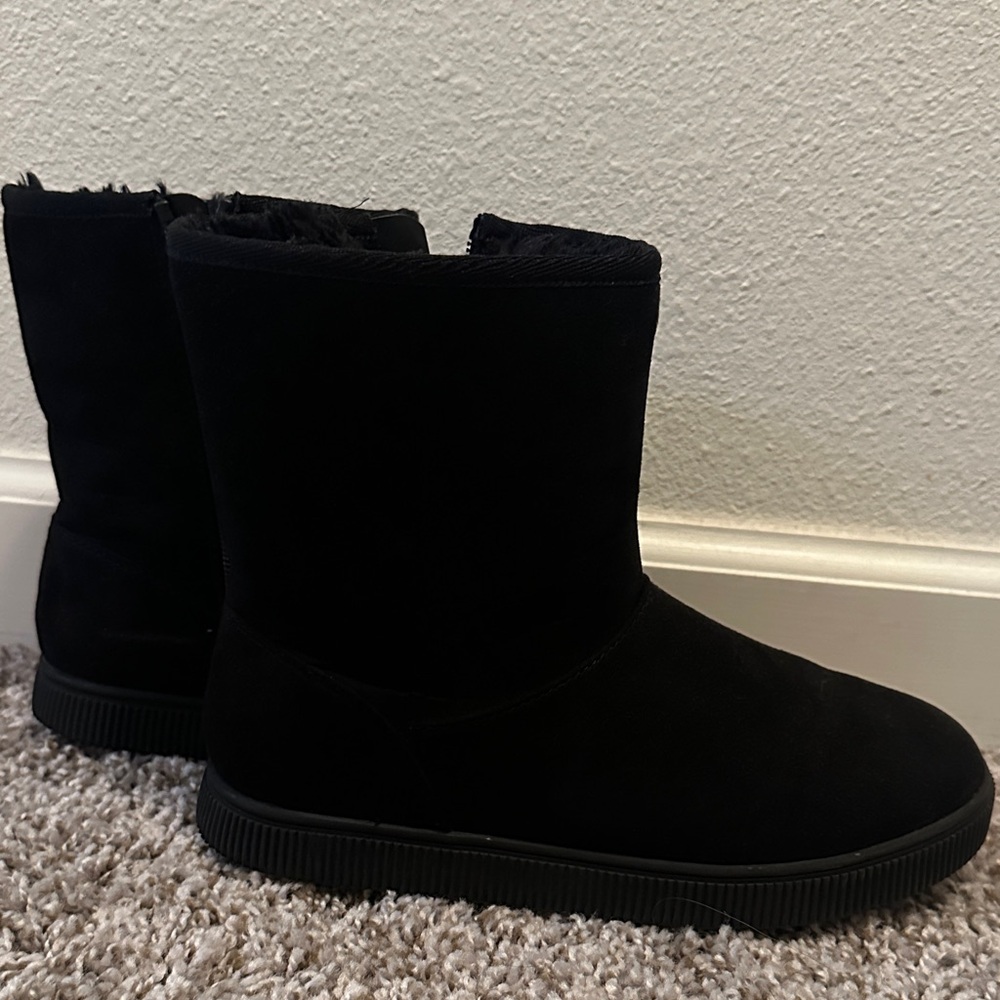 Cat & Jack Black Kids Boots